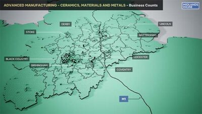 Midlands Engine – Maps – Batch 2 – Advanced Manufacturing – Cera
