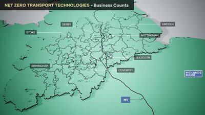 Midlands Engine – Maps – Batch 2 – Net Zero Transport Technologi