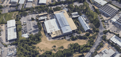 Nottingham Studios from the air