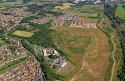The Avenue site aerial view