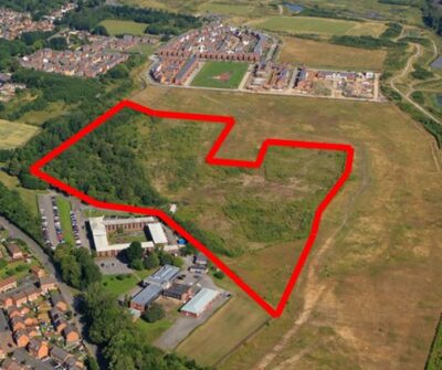 The Avenue phase 3 boundaries aerial view
